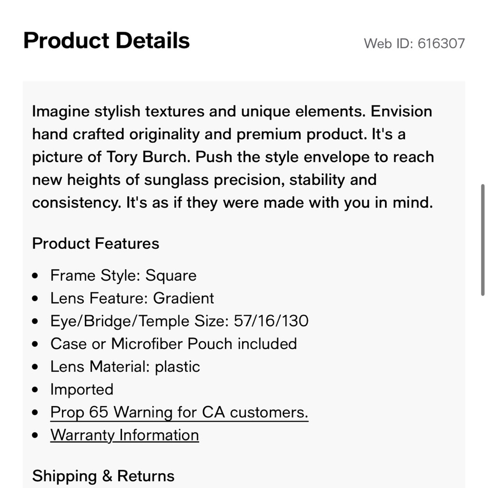 Tory Burch Sunnies✨ - Picture 15 of 16